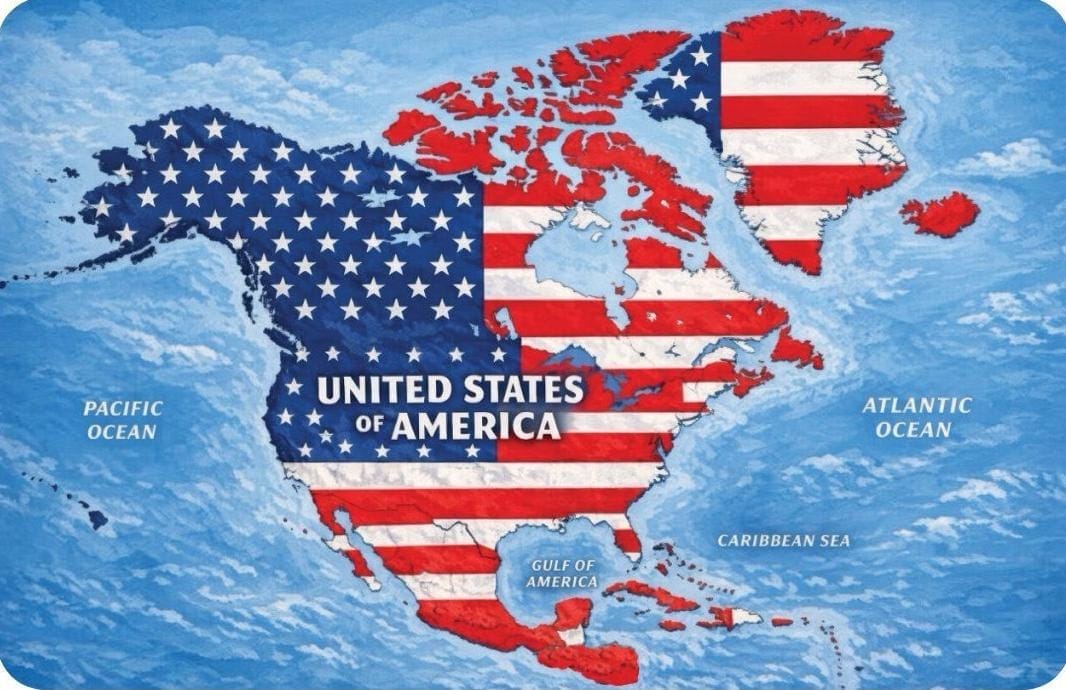 Trump publie une carte controversée d’un « Grand États-Unis » incluant Haïti et la Caraïbe